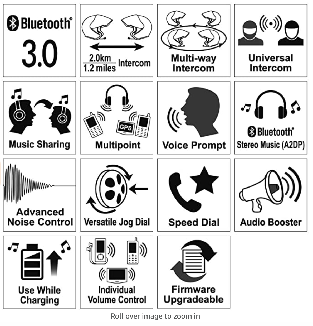 Intercom Bluetooth Sena SMH5 Single