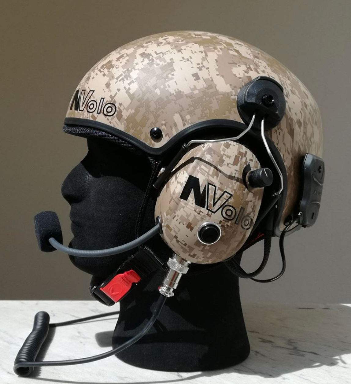 NVolo Helmet Dual-Radio+Bluetooth+Sidetone